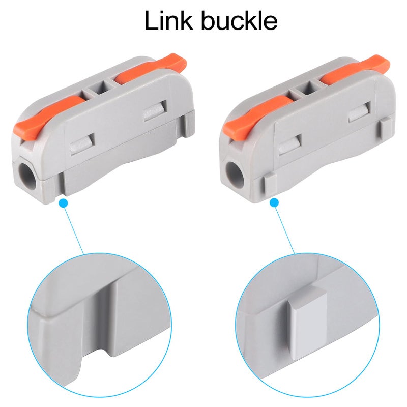 XHF2018 20 Pcs Xhf Lever Wire Nut Connector With Fixed Hole With Screws - Image 4